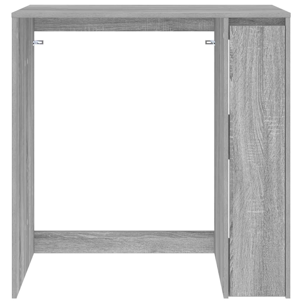 vidaXL Szafka na pralkę z przechowywaniem Szary Sonoma 87 x 60 x 89 cm