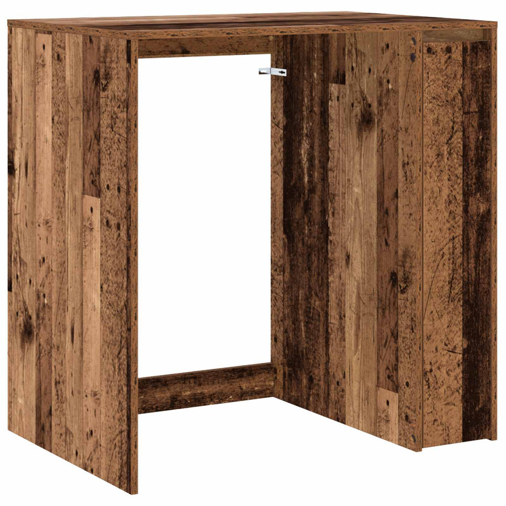 vidaXL Szafka na pralkę z przechowywaniem Stare drewno 87 x 60 x 89 cm