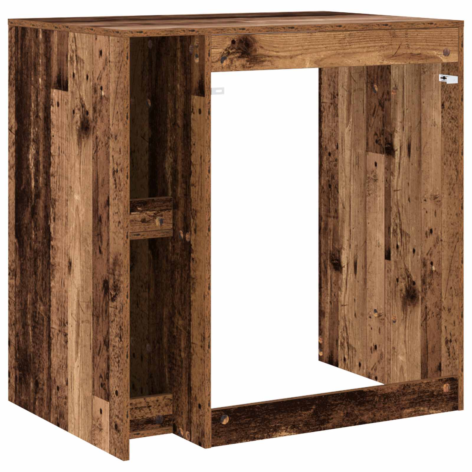 vidaXL Szafka na pralkę z przechowywaniem Stare drewno 87 x 60 x 89 cm