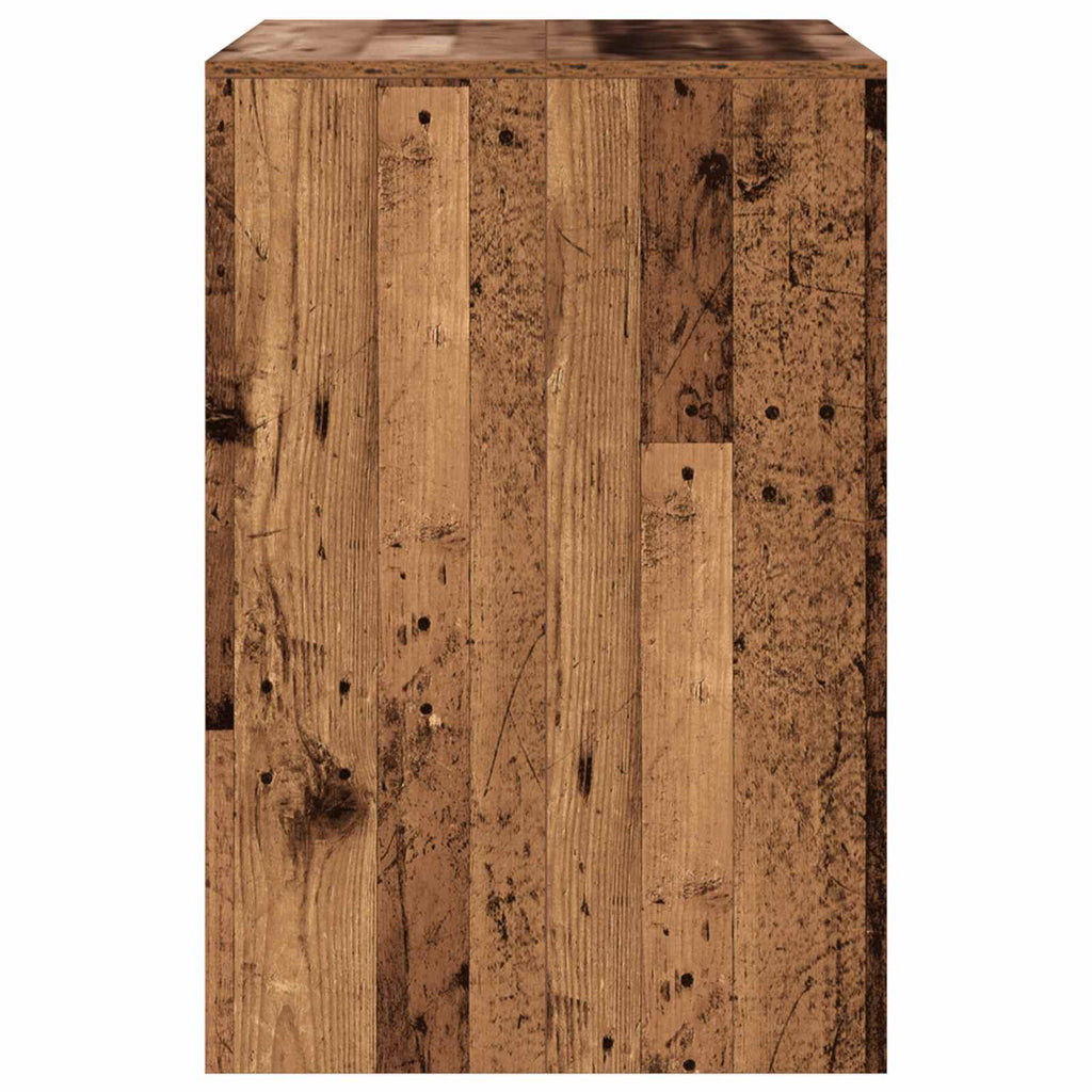 vidaXL Szafka na pralkę z przechowywaniem Stare drewno 87 x 60 x 89 cm