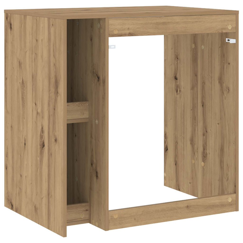 vidaXL Szafka na pralkę z drzwiami Dąb rzemieślniczy 87 x 60 x 89 cm