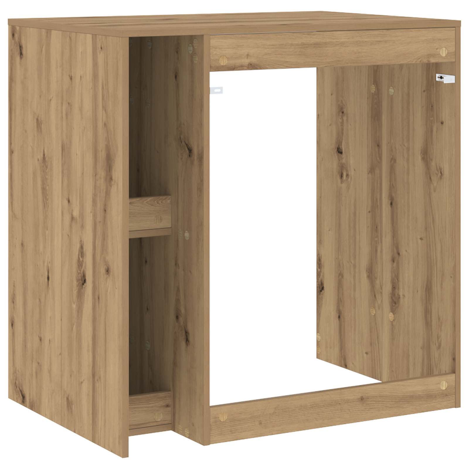 vidaXL Szafka na pralkę z drzwiami Dąb rzemieślniczy 87 x 60 x 89 cm