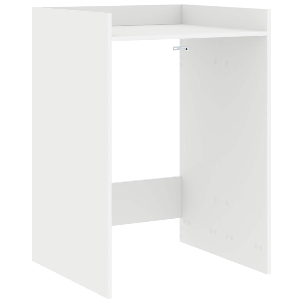 vidaXL Szafka na pralkę z przechowywaniem Biały 67,5 x 62 x 97 cm