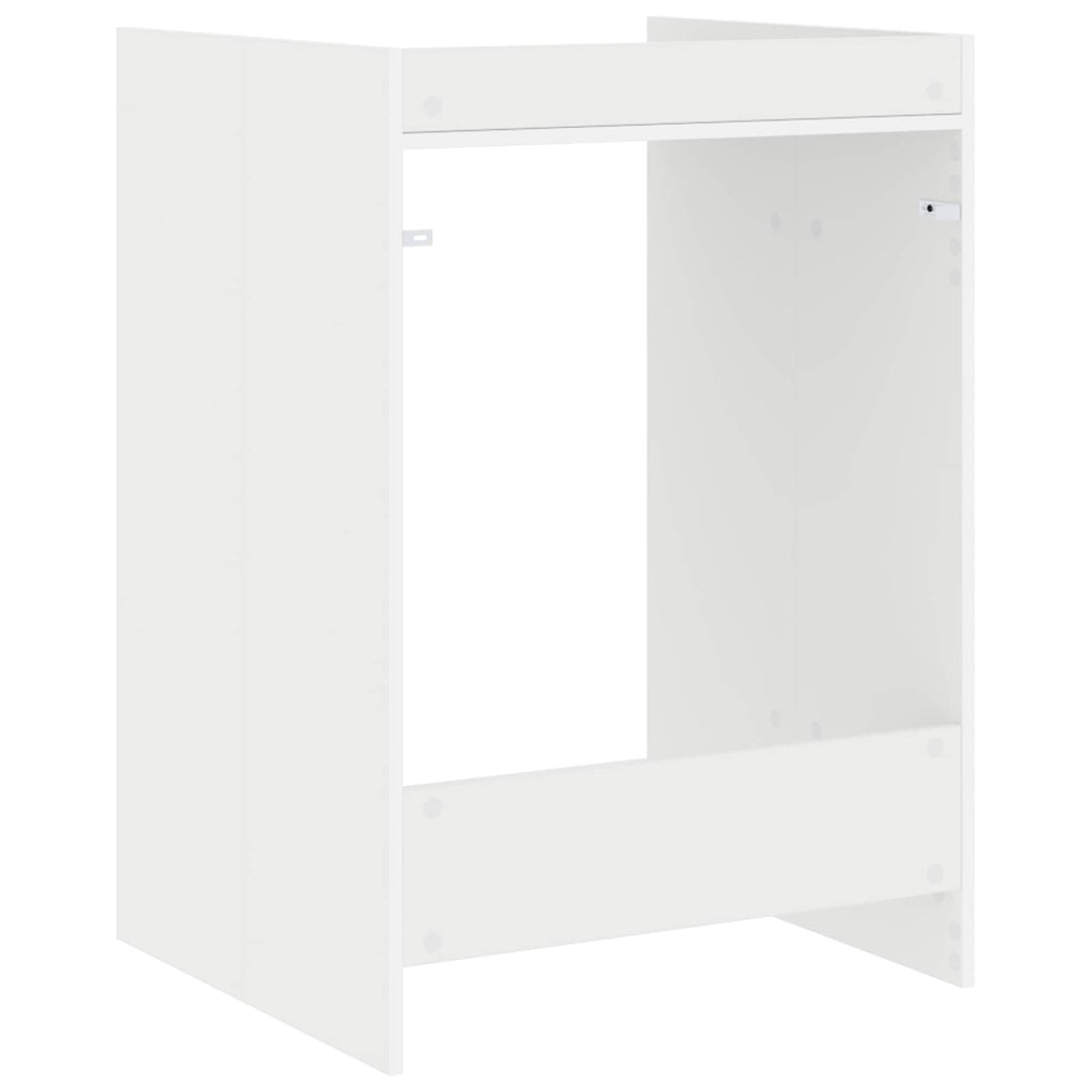 vidaXL Szafka na pralkę z przechowywaniem Biały 67,5 x 62 x 97 cm