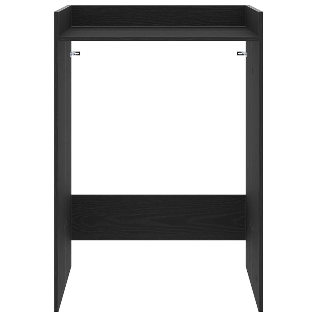 vidaXL Szafka na pralkę z przechowywaniem Czarny Dąb 67,5 x 62 x 97 cm