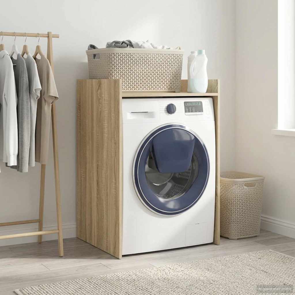 vidaXL Szafka na pralkę Sonoma 67,5 x 62 x 97 cm Drewno inżynieryjne