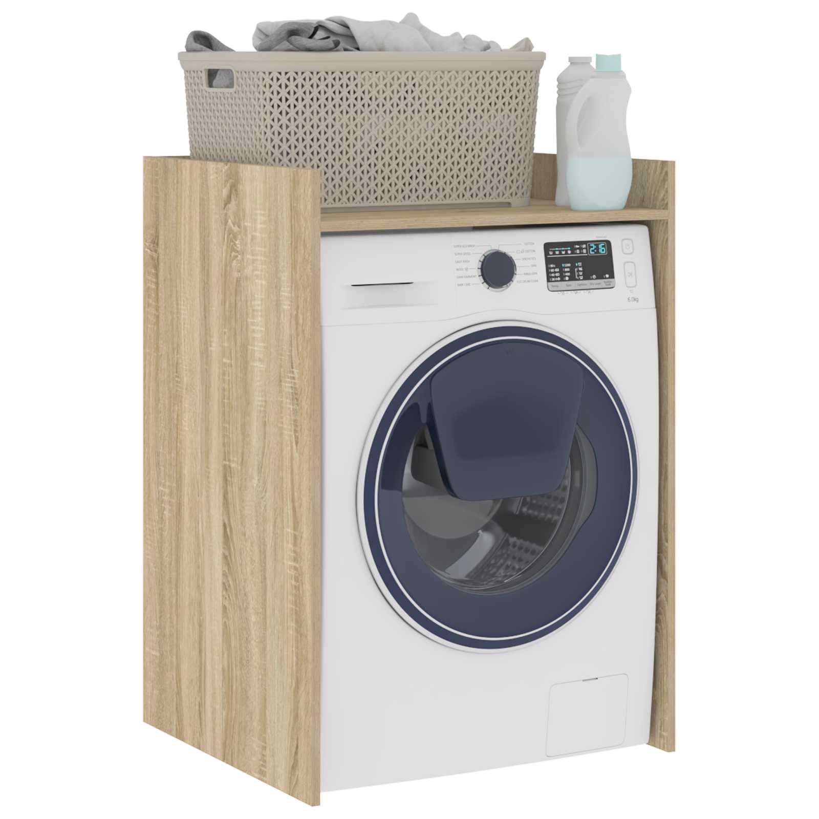 vidaXL Szafka na pralkę Sonoma 67,5 x 62 x 97 cm Drewno inżynieryjne