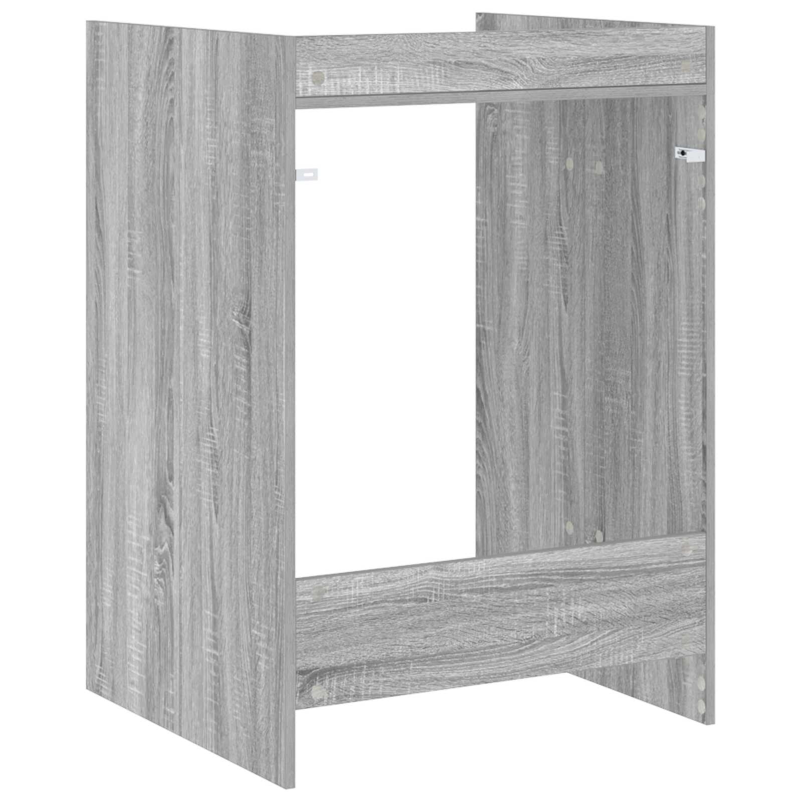 vidaXL Szafka na pralkę Szary Sonoma 67,5 x 62 x 97 cm