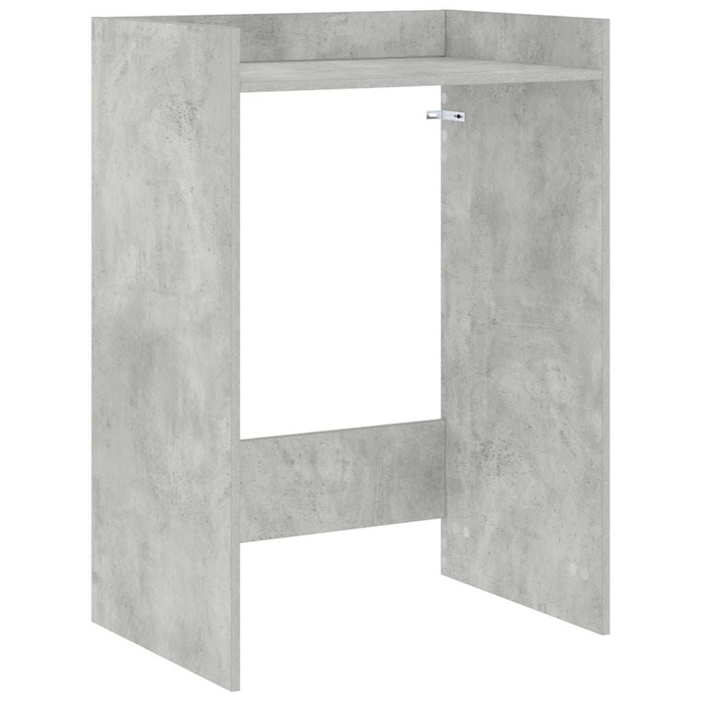 vidaXL Szafka na pralkę z przechowywaniem Betonowy 67,5 x 48 x 97 cm