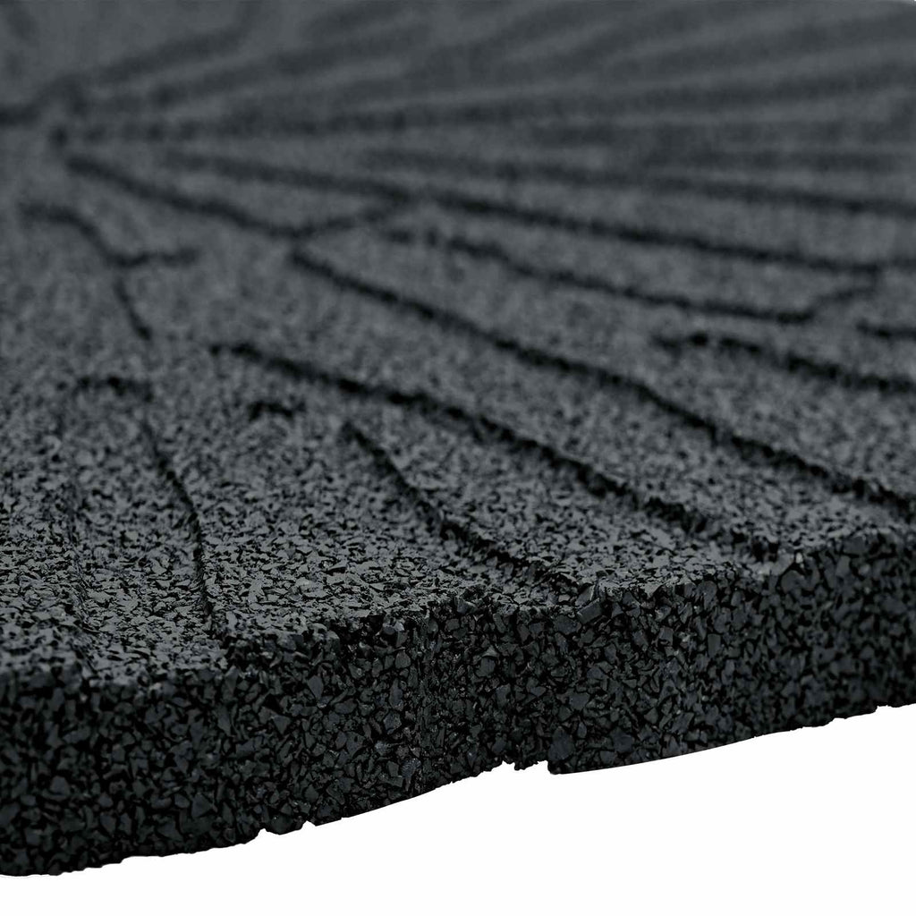 vidaXL Kamień kroczący 6 pcs Czarny Ø 45 x 1,8 cm Guma