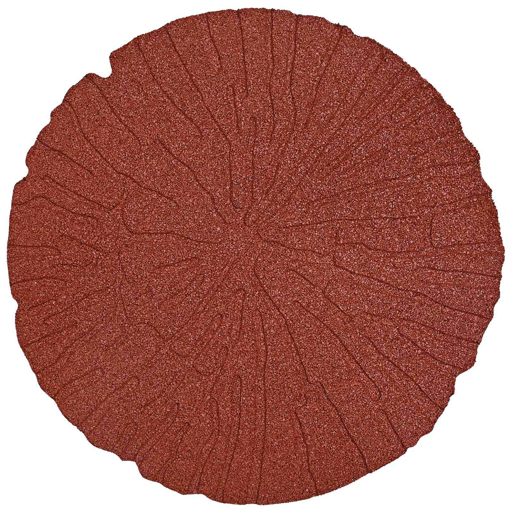 vidaXL Kamień kroczący 6 pcs Czerwony Ø 45 x 1,8 cm Guma