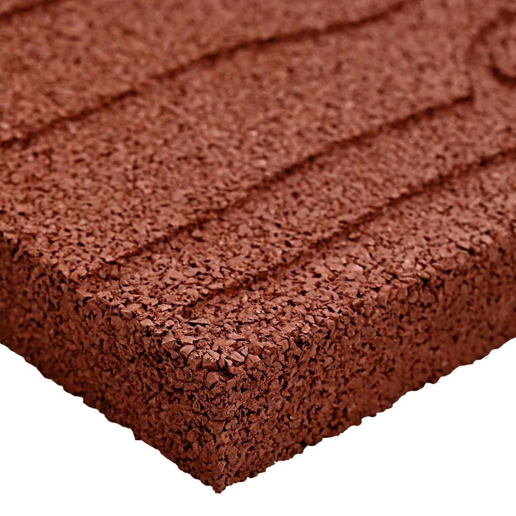 vidaXL Kamień kroczący 6 pcs Czerwony 60,5 x 25 x 2 cm Guma