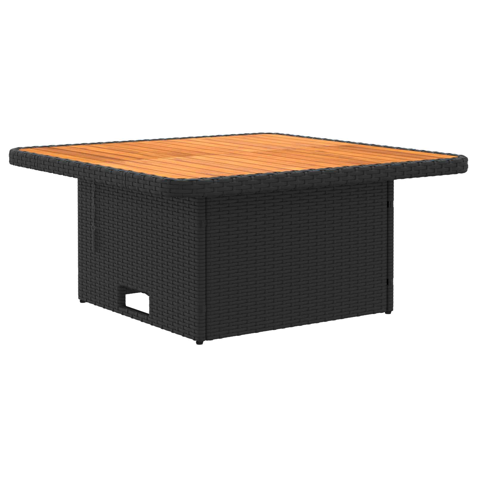 vidaXL Zestawy mebli z poduszką 6 pcs Czarny i kremowy Rattan PE