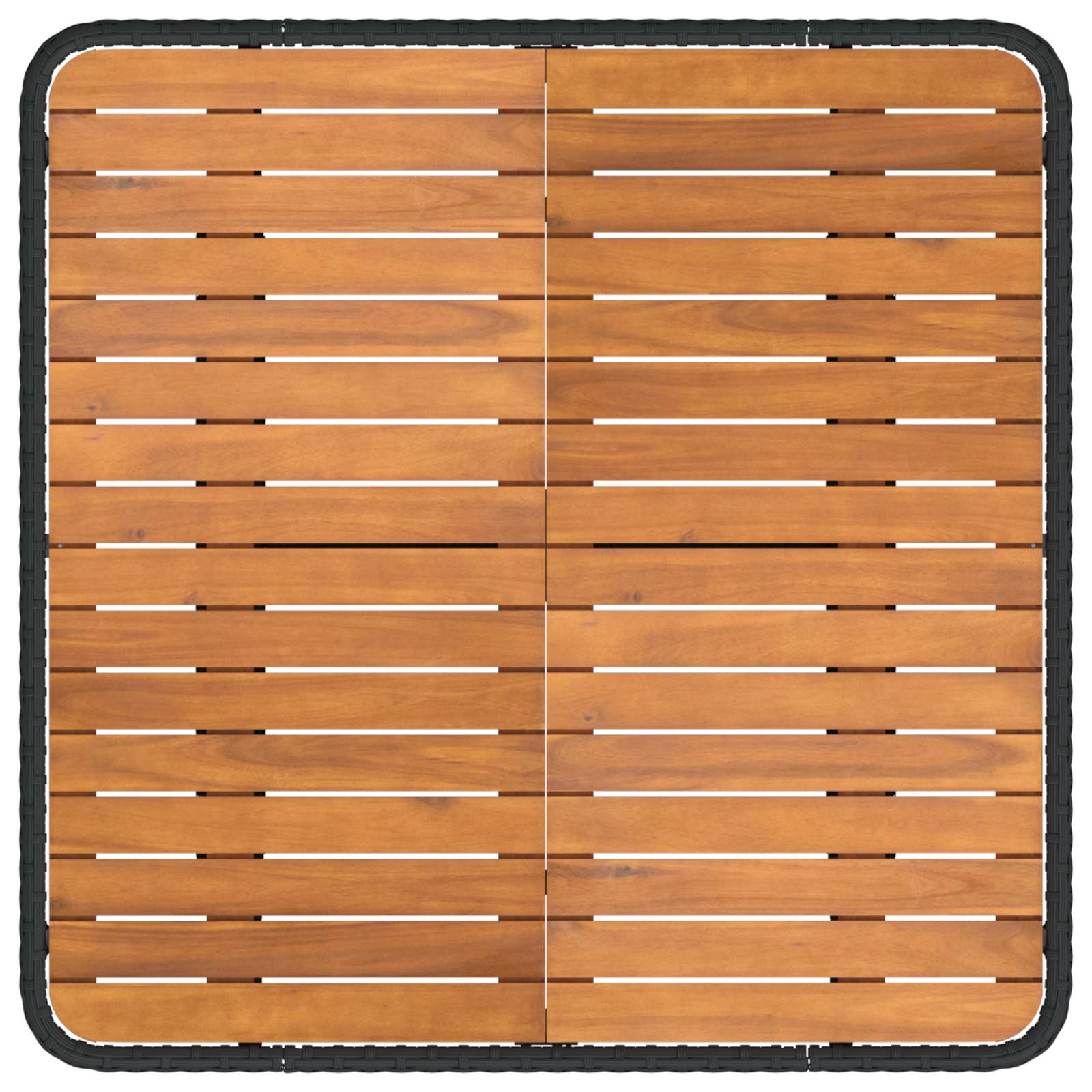 vidaXL Zestawy mebli z poduszką 6 pcs Czarny i kremowy Rattan PE