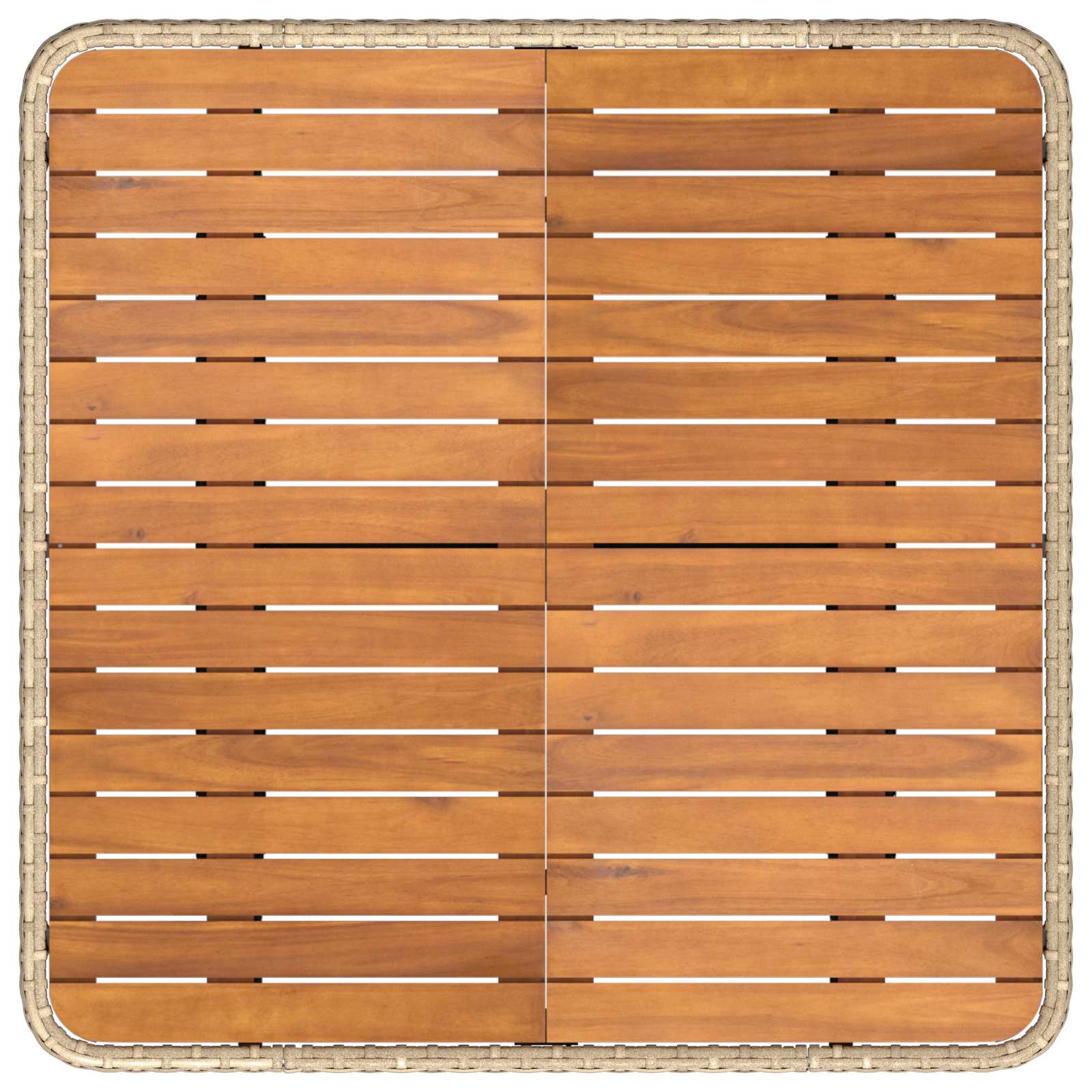 vidaXL Zestawy mebli z poduszką 7 pcs Beżowy i kremowy Rattan PE