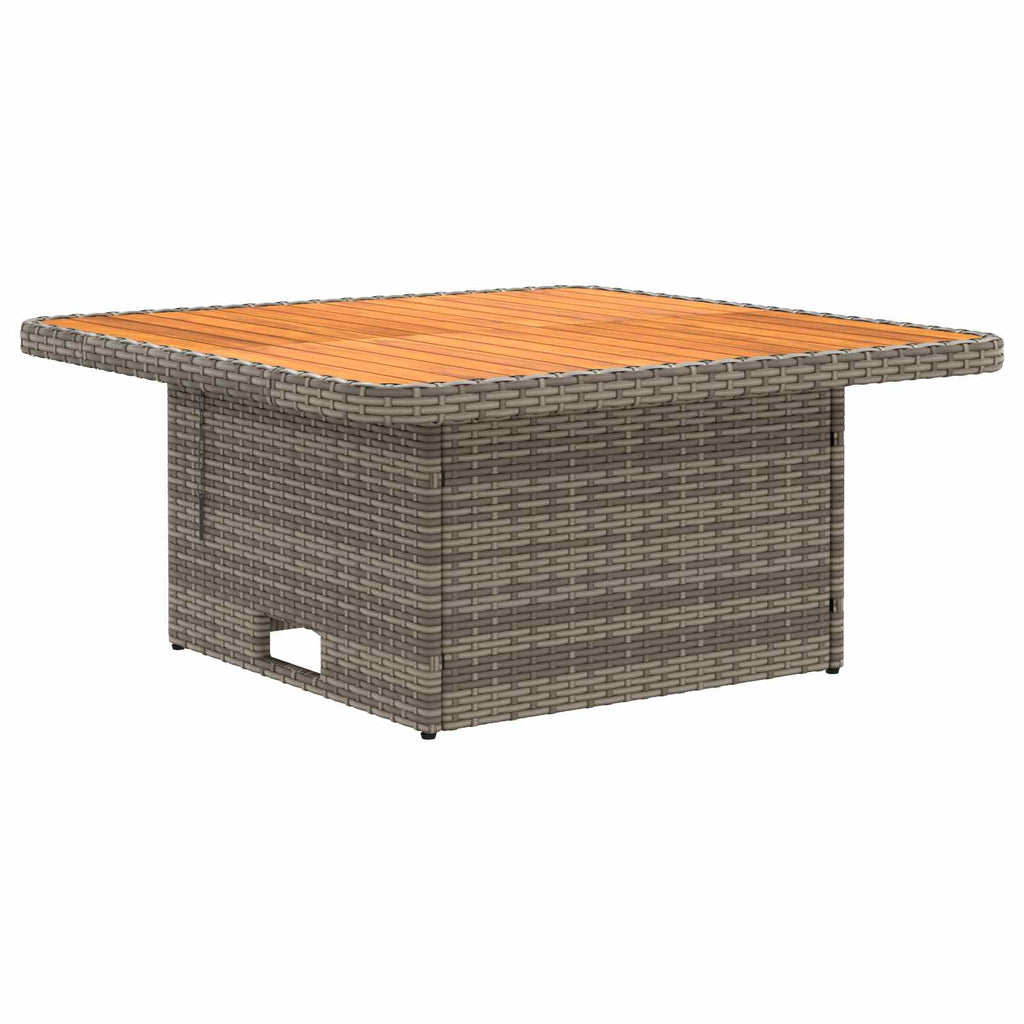 vidaXL Zestawy mebli z poduszką 8 pcs Szary i granatowy Rattan PE