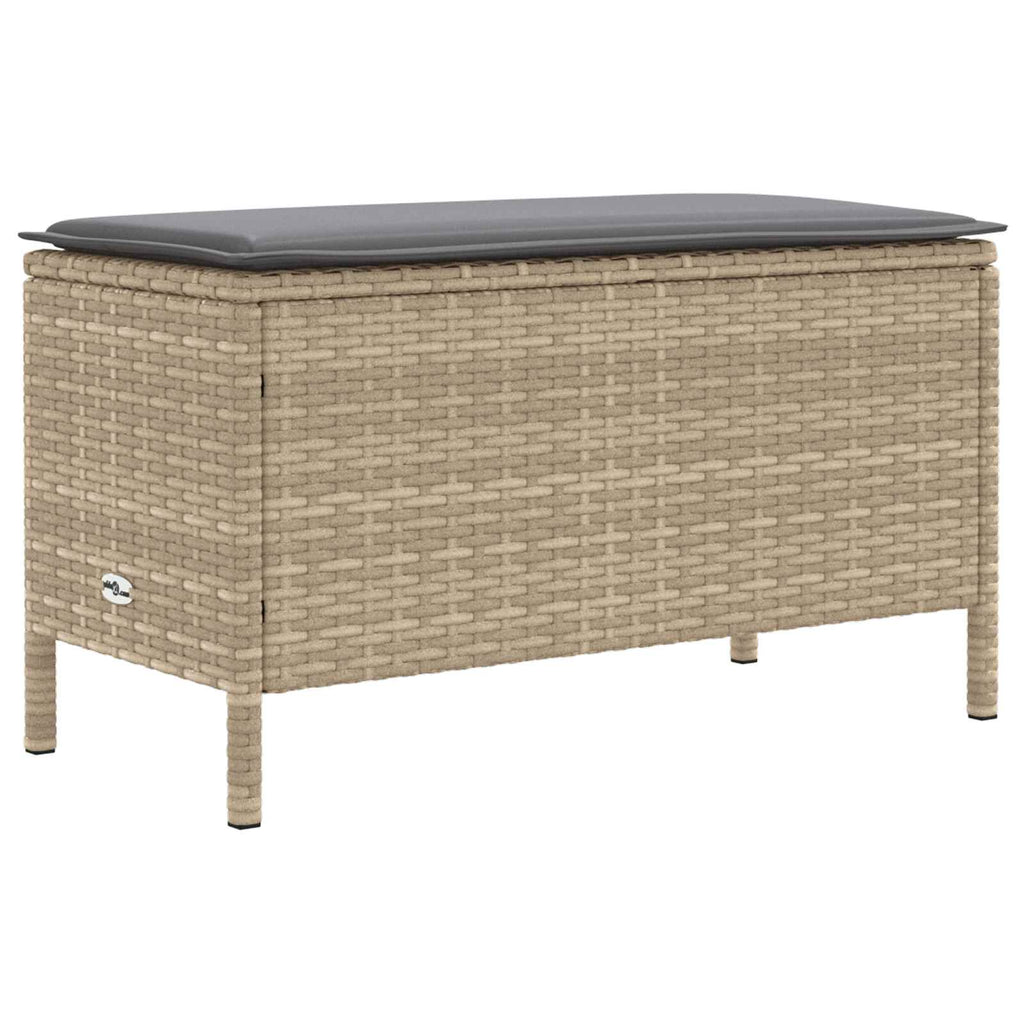 vidaXL Zestawy mebli z poduszką 5 pcs Beżowy i jasnoszary Rattan PE