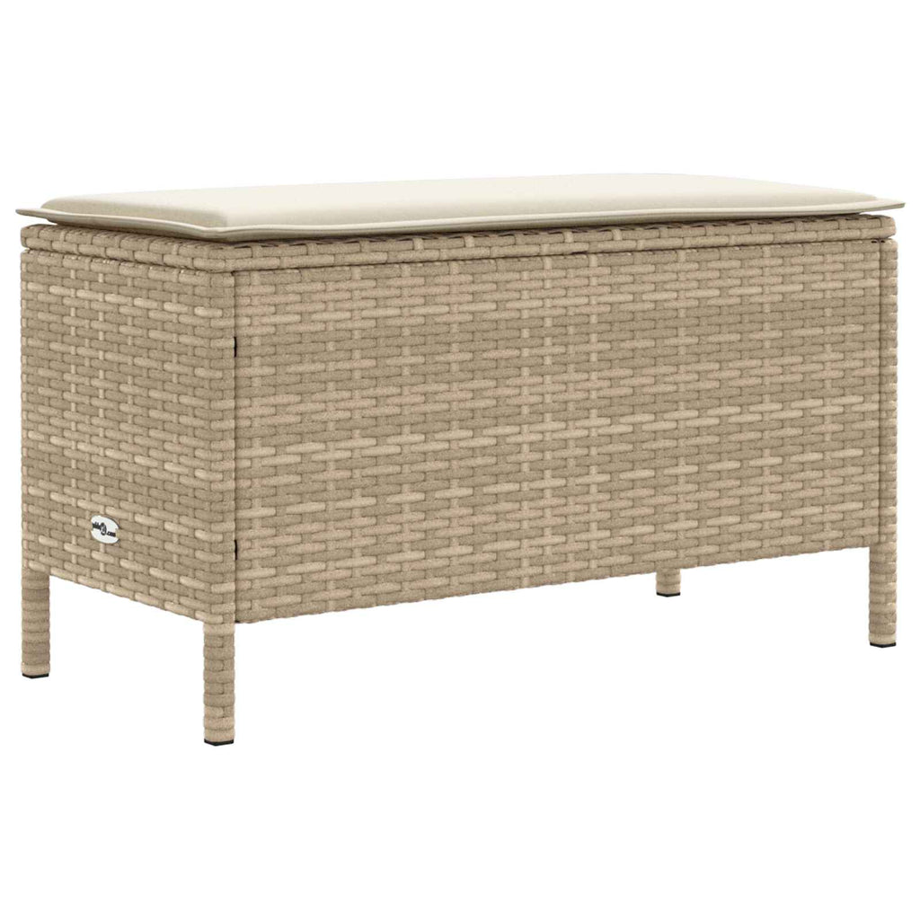 vidaXL Zestawy mebli z poduszką 7 pcs Beżowy i kremowy Rattan PE