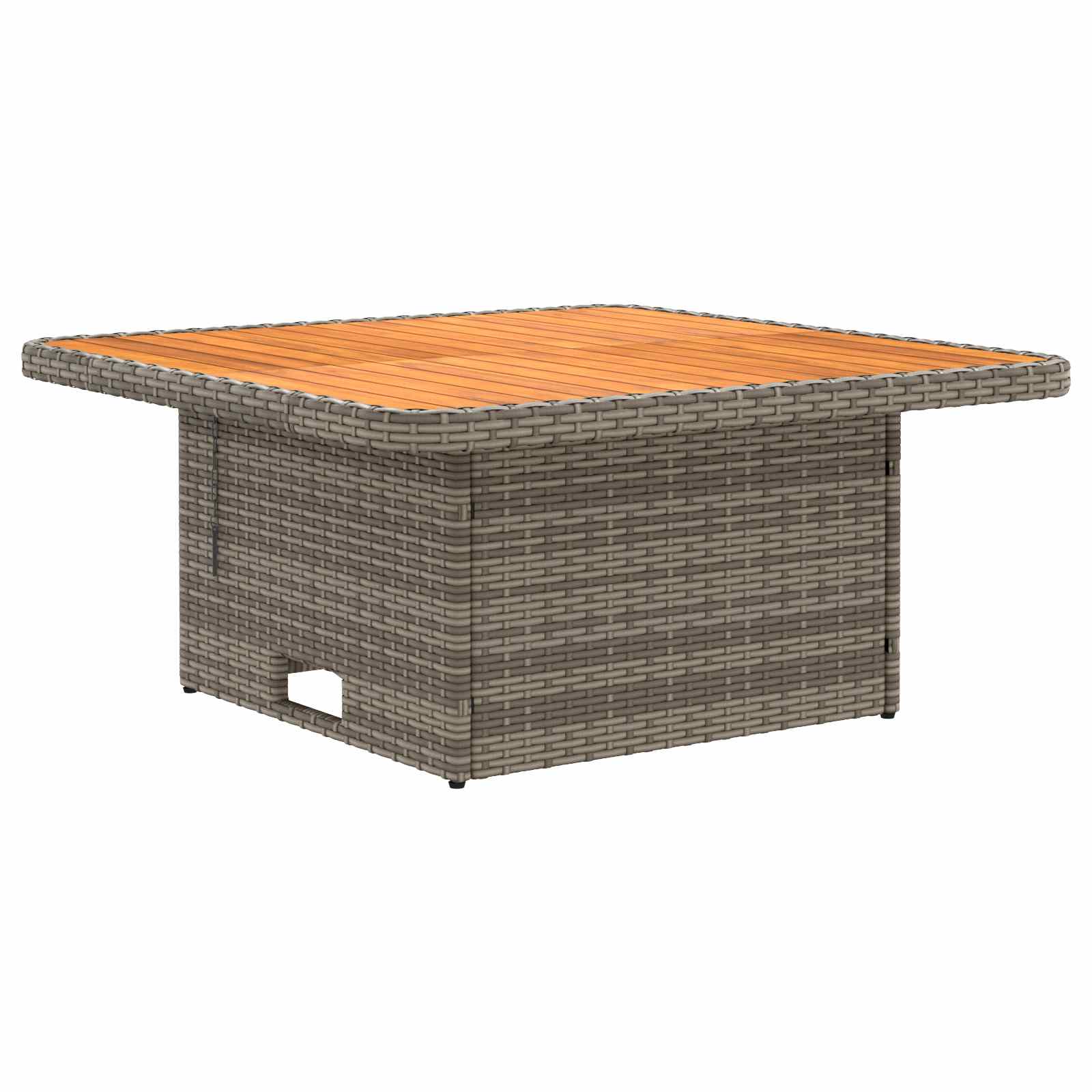 vidaXL Zestawy mebli z poduszką 7 pcs Szary i granatowy Rattan PE