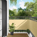 vidaXL Ekran balkonowy 75 x 200 cm Aluminium Oxford powlekany PU