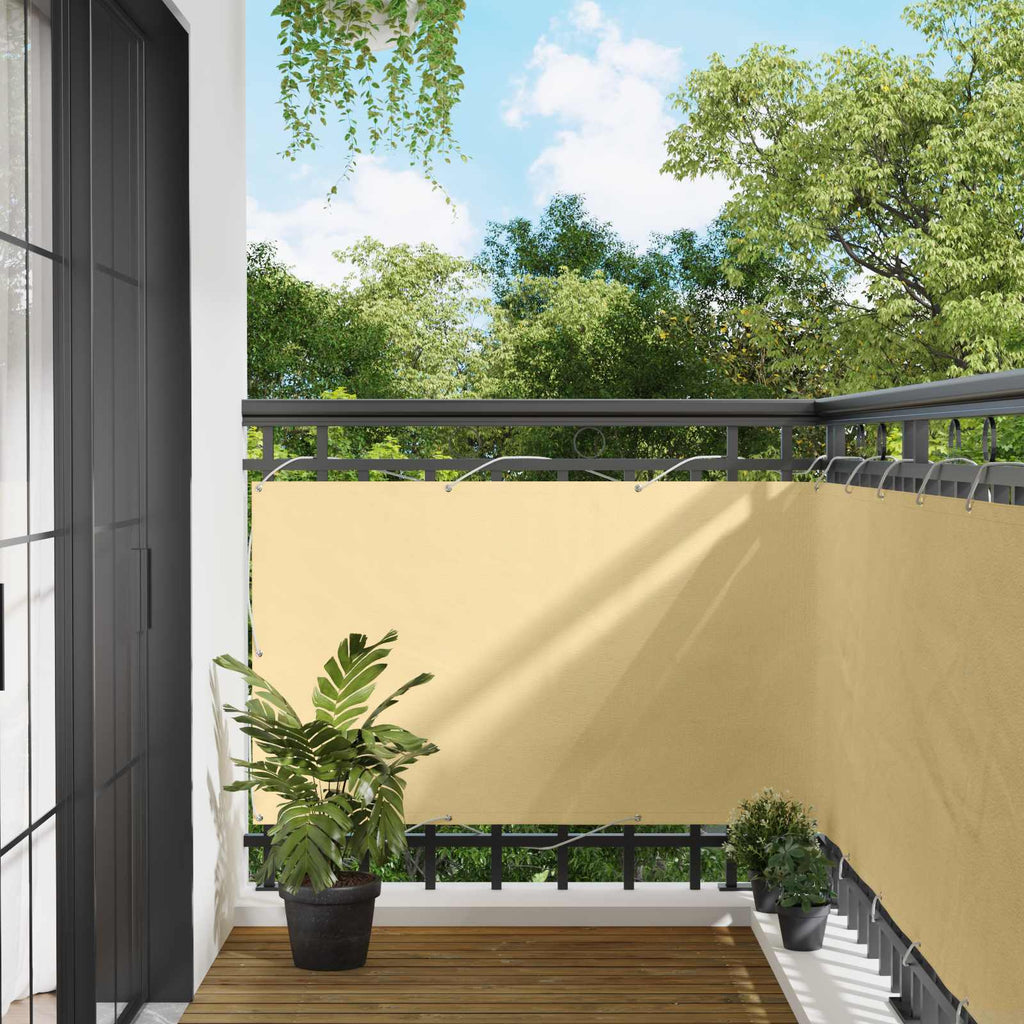 vidaXL Ekran balkonowy 90 x 200 cm Aluminium Oxford powlekany PU