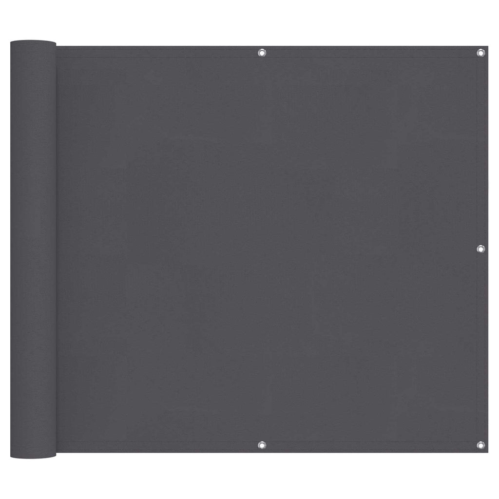 vidaXL Ekran balkonowy 90 x 200 cm Aluminium Oxford powlekany PU