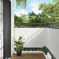vidaXL Ekran balkonowy Biały 100 x 1000 cm Materiał Oxford