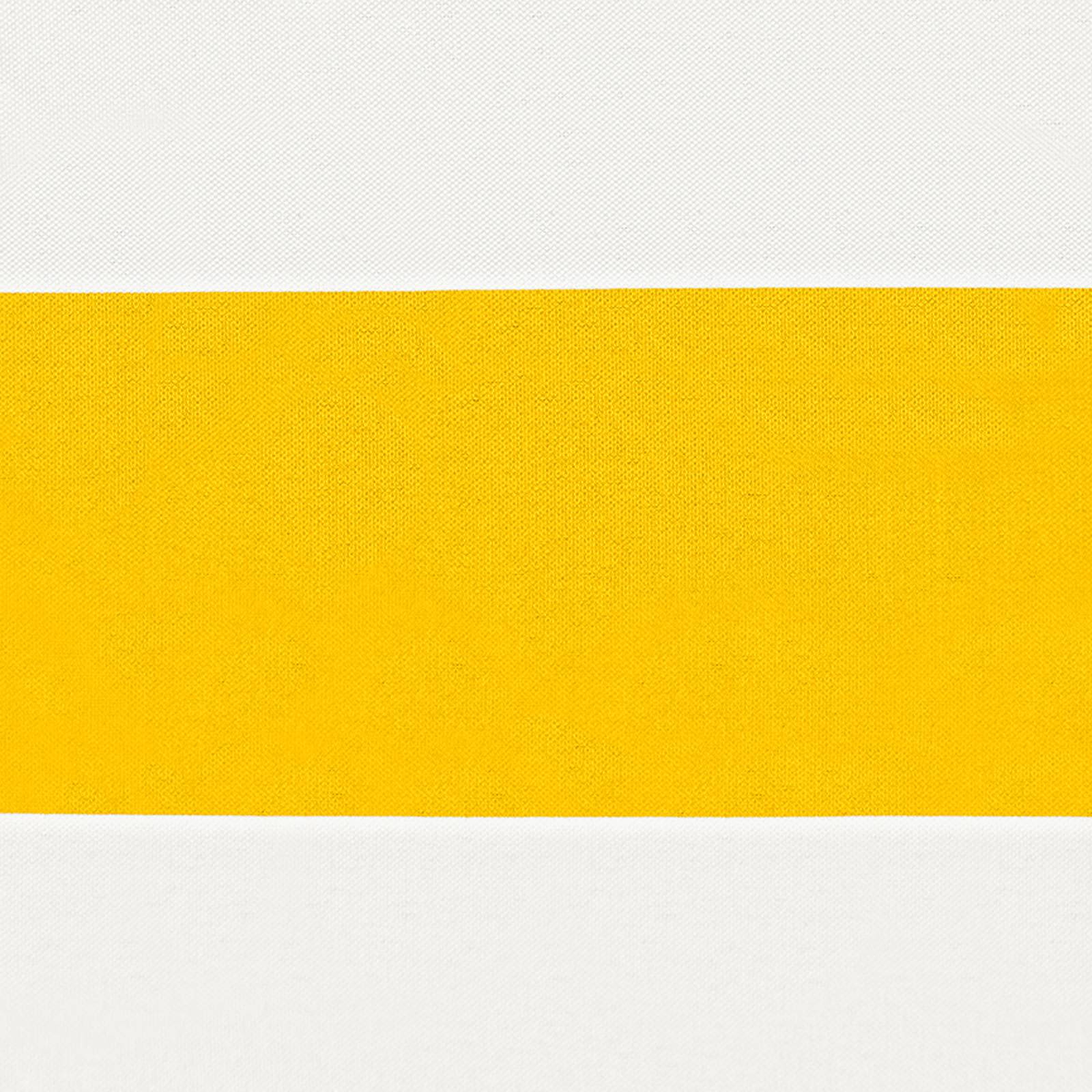 vidaXL Ekran balkonowy Żółty i Biały 110 x 600 cm Materiał Oxford
