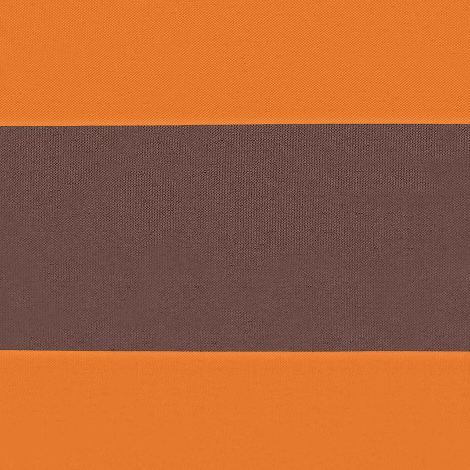 vidaXL Ekran balkonowy Pomarańczowy i brązowy 110 x 1000 cm