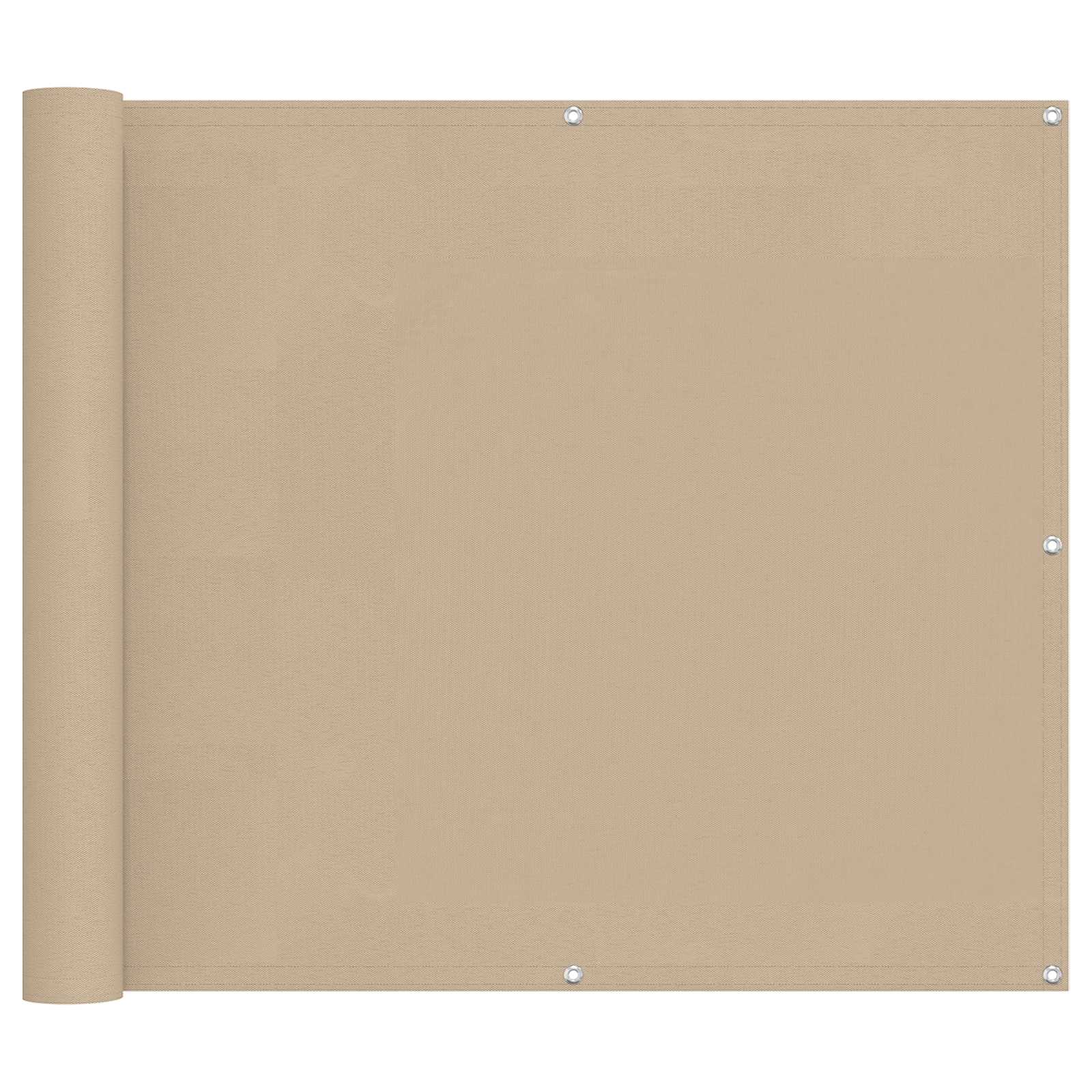 vidaXL Ekran balkonowy 90 x 200 cm Aluminium Oxford powlekany PU
