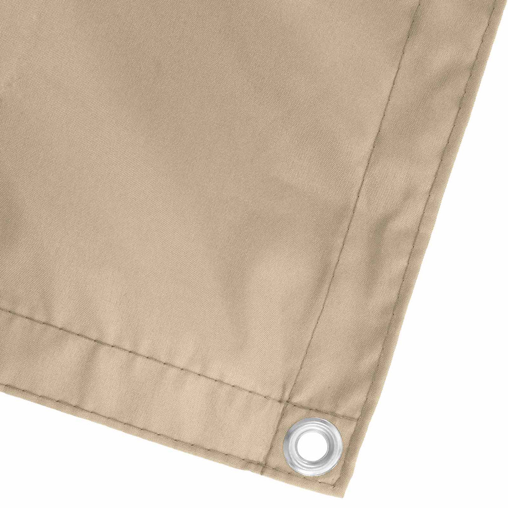 vidaXL Ekran balkonowy 100 x 500 cm Materiał Oxford Prostokątny Beżowy