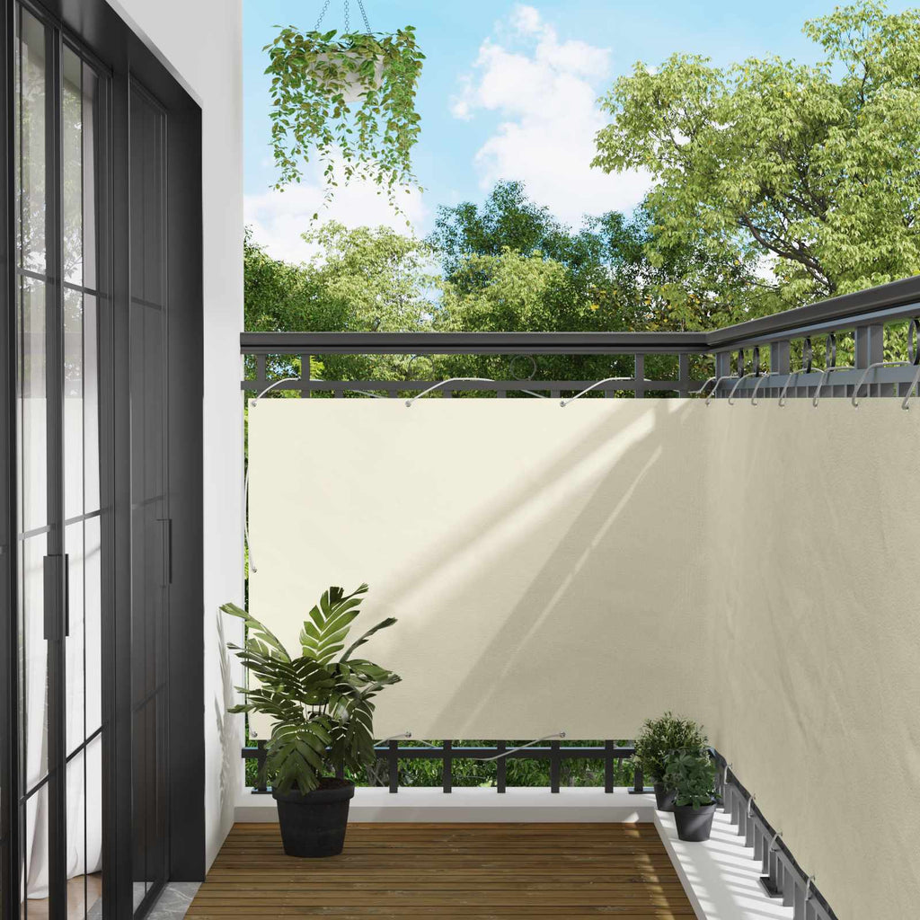 vidaXL Ekran balkonowy 110 x 1000 cm Materiał Oxford Prostokątny