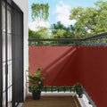 vidaXL Ekran balkonowy 110 x 400 cm Materiał Oxford Prostokątny