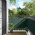 vidaXL Ekran balkonowy 75 x 200 cm Aluminium Oxford powlekany PU