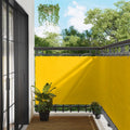 vidaXL Ekran balkonowy Żółty 120 x 200 cm Materiał Oxford