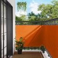 vidaXL Ekran balkonowy Pomarańczowy 110 x 800 cm Materiał Oxford