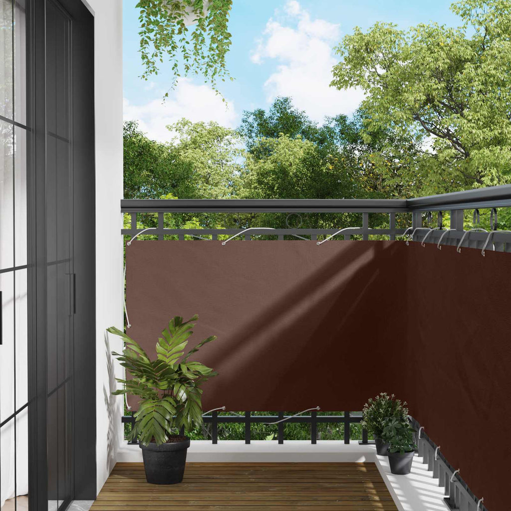 vidaXL Ekran balkonowy 100 x 800 cm Materiał Oxford Prostokątny