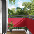 vidaXL Ekran balkonowy bordowy 75 x 1000 cm
