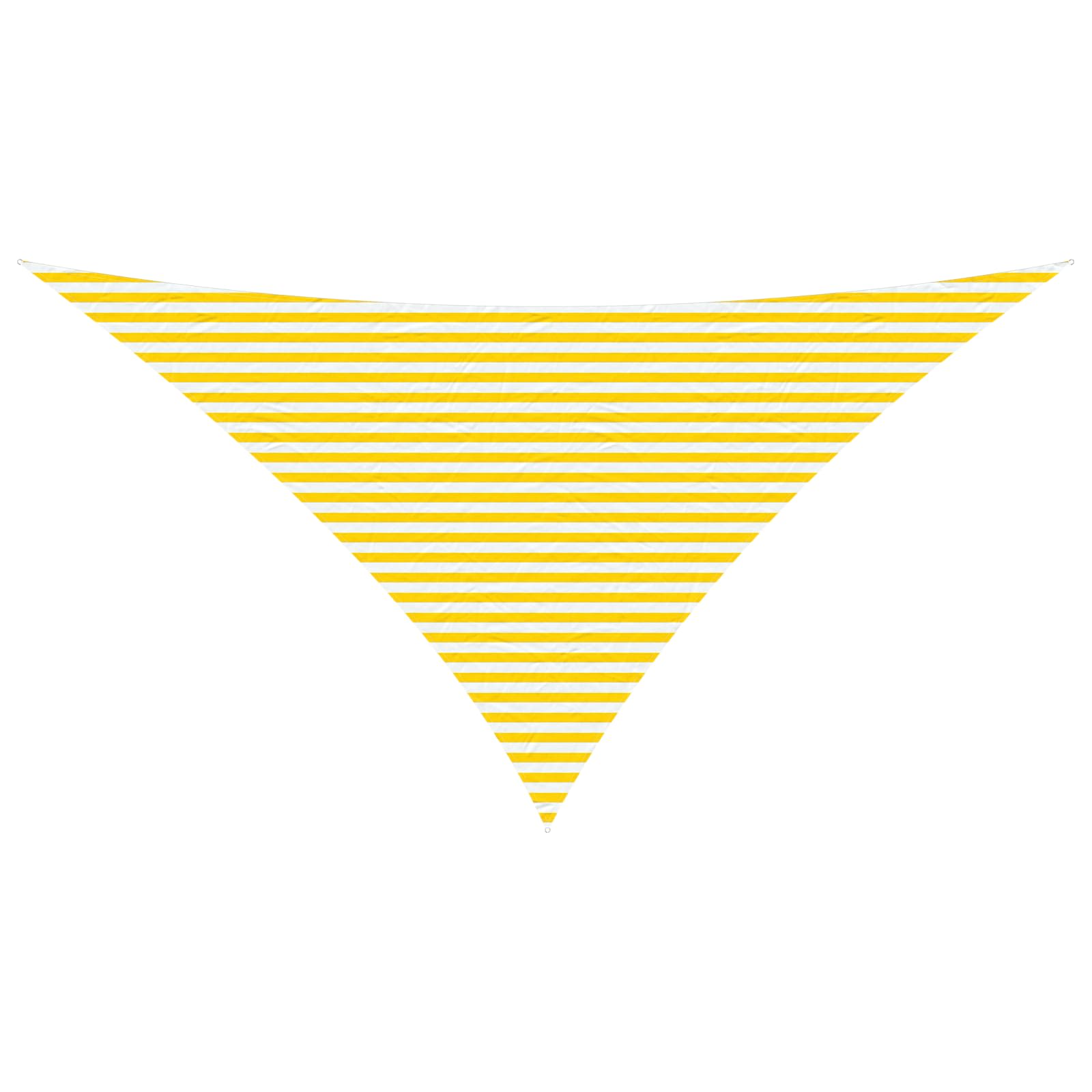 vidaXL Żagiel przeciwsłoneczny Żółty i Biały 7 x 5 x 5 m