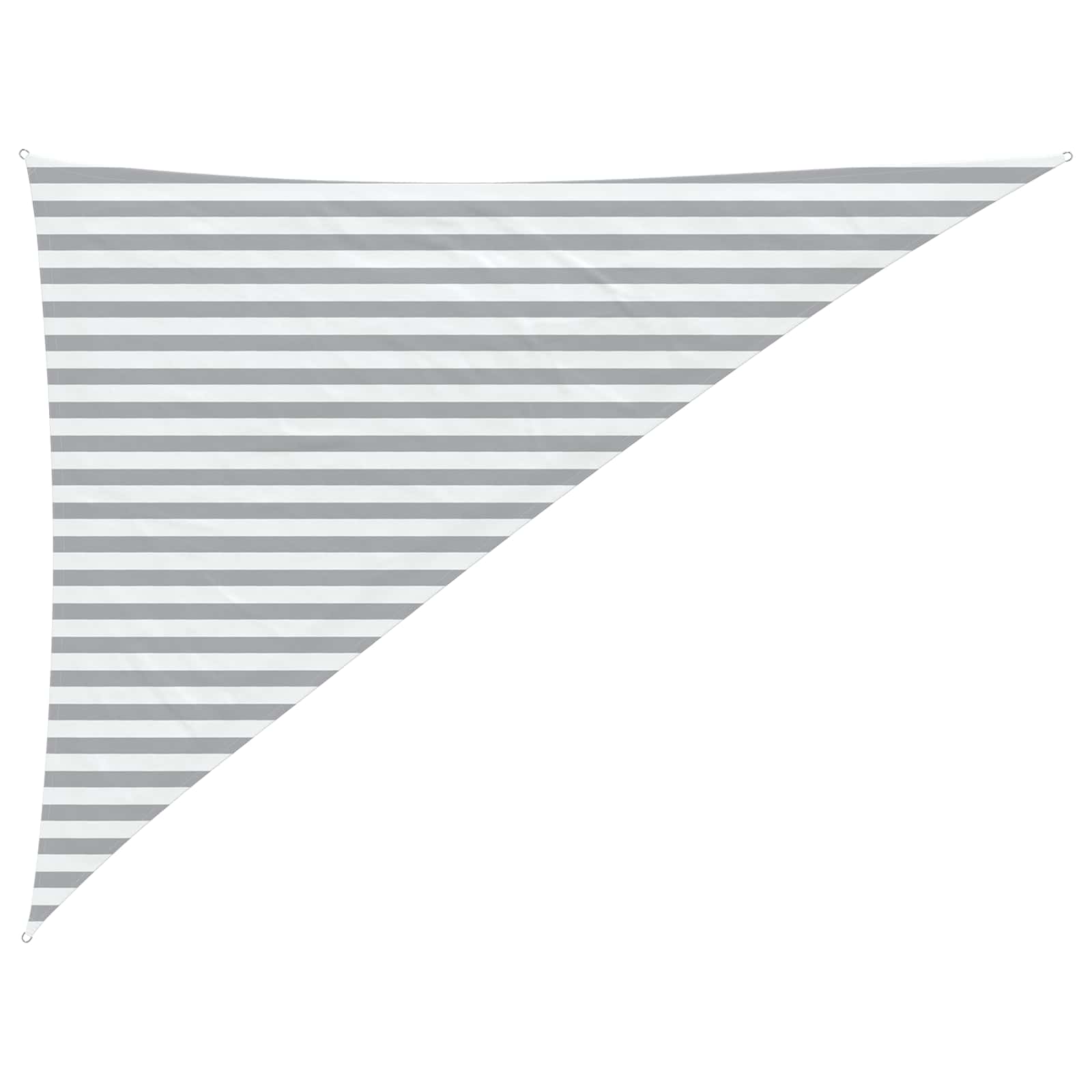 vidaXL Żagiel przeciwsłoneczny Jasnoszary i biały. 3 x 4 x 5 m