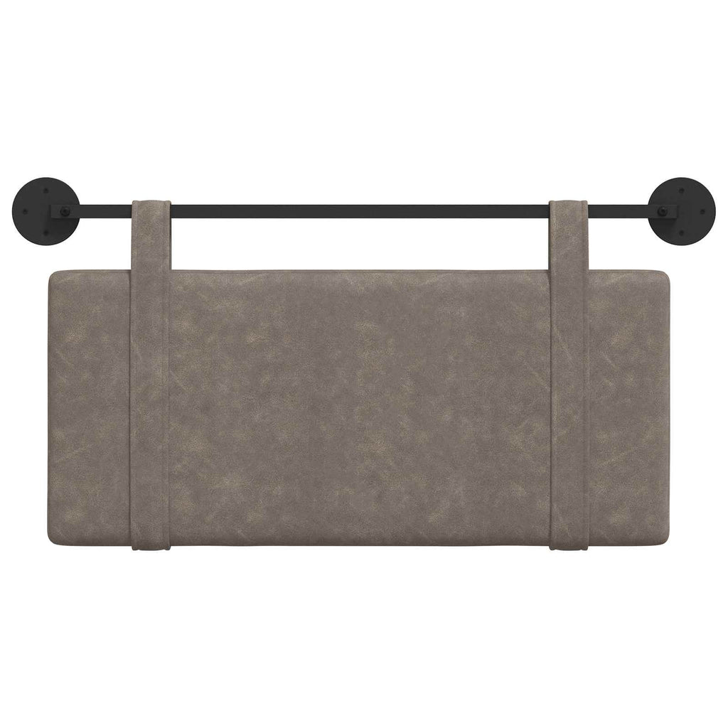 vidaXL Wezgłowie wiszące Szary Antyczny PU