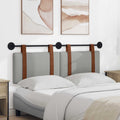 vidaXL Wisząca Głowa Gładki Szary chmur 130 x 55 x 5 cm Antyczny PU