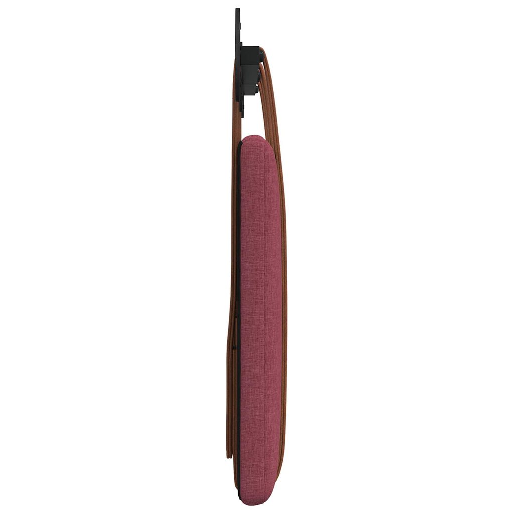 vidaXL Wisząca Głowa Gładki Czerwone wino 130 x 55 x 5 cm Antyczny PU