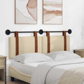 vidaXL Wisząca Głowa Gładki Kremowy 130 x 55 x 5 cm Antyczny PU