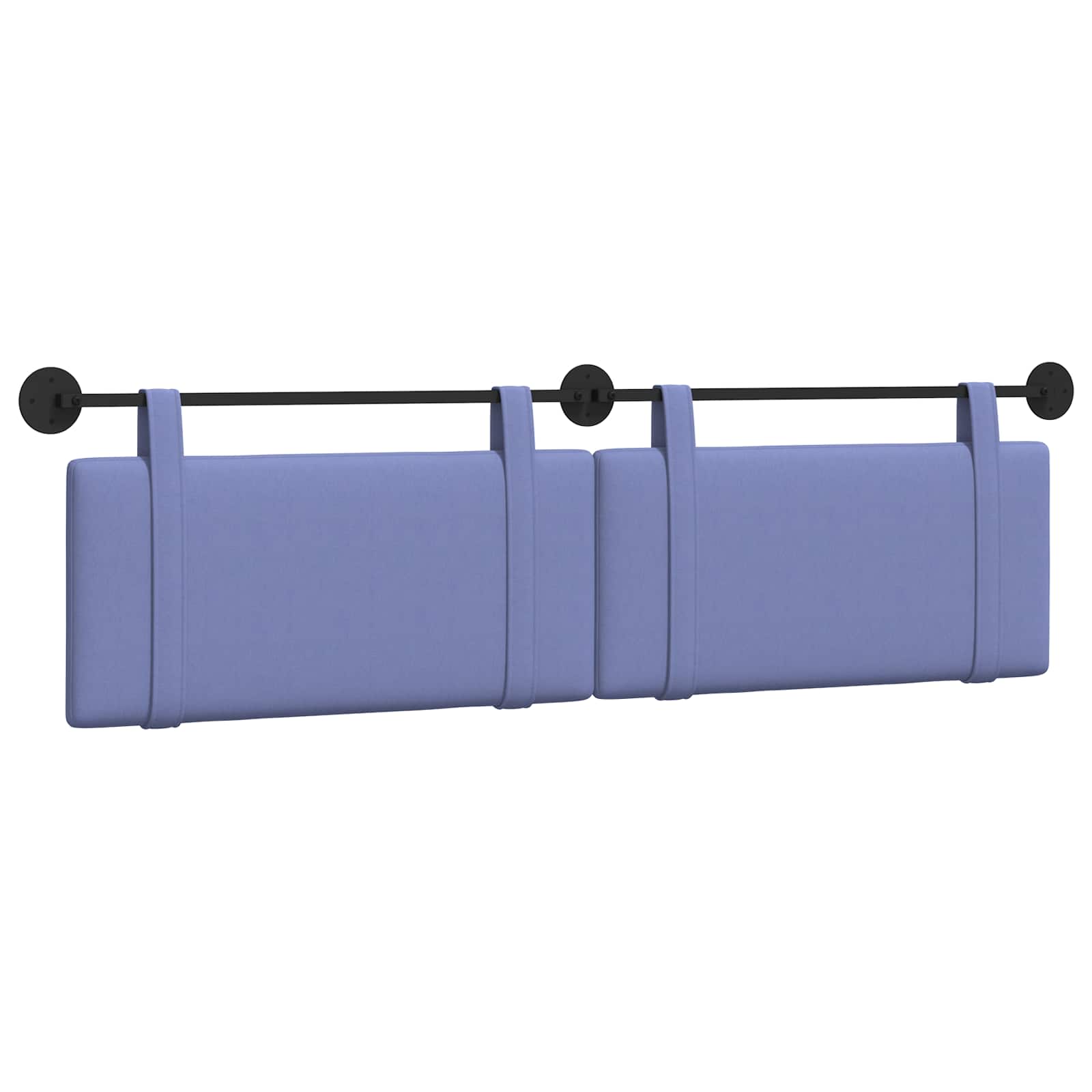 vidaXL Wezgłowie wiszące Niebieski dżins tkanina