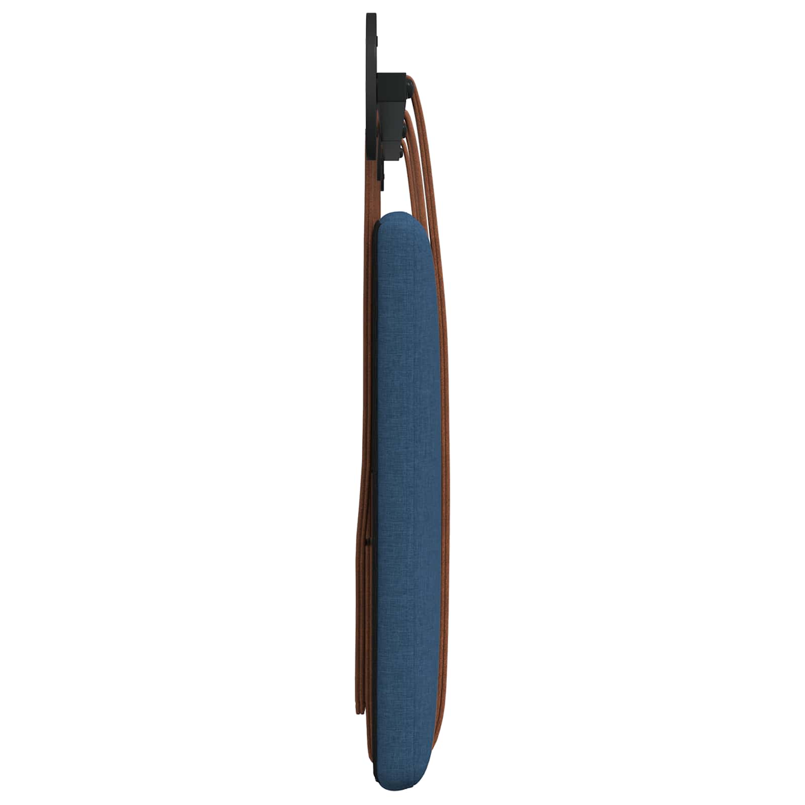 vidaXL Wisząca Głowa Gładki Niebieski 190 x 55 x 5 cm Antyczny PU