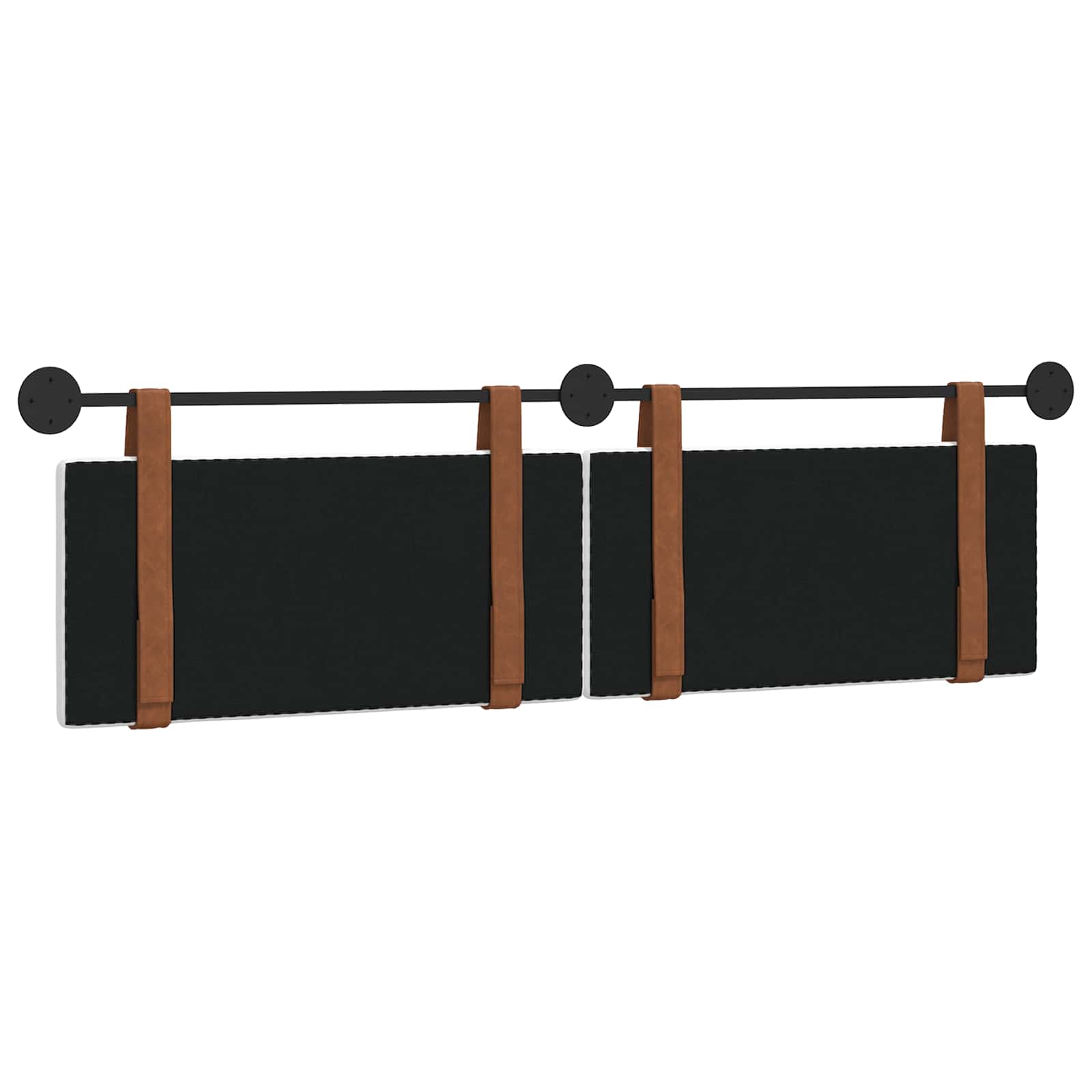 vidaXL Wisząca Głowa Gładki Biały 190 x 55 x 5 cm Antyczny PU