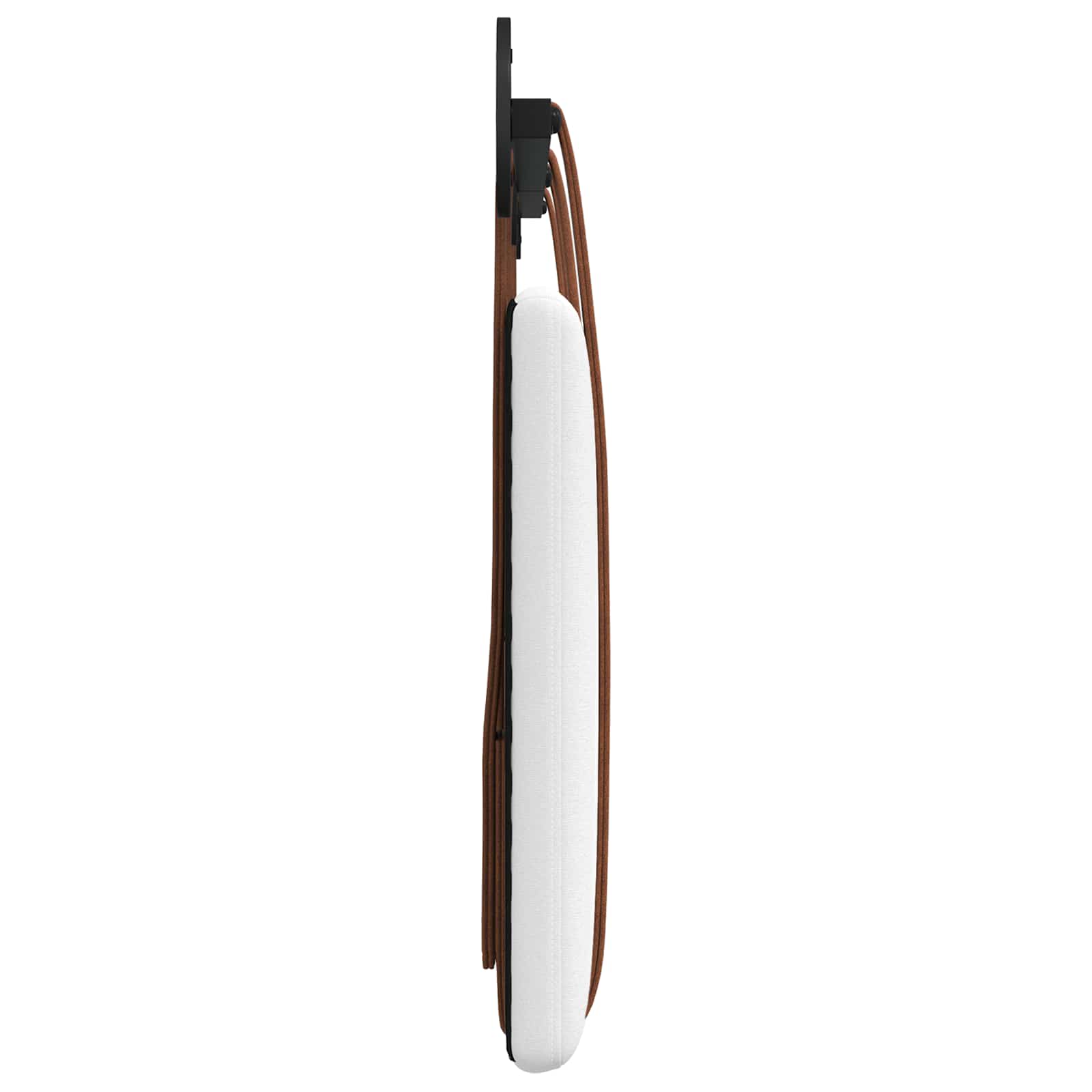 vidaXL Wisząca Głowa Gładki Biały 190 x 55 x 5 cm Antyczny PU