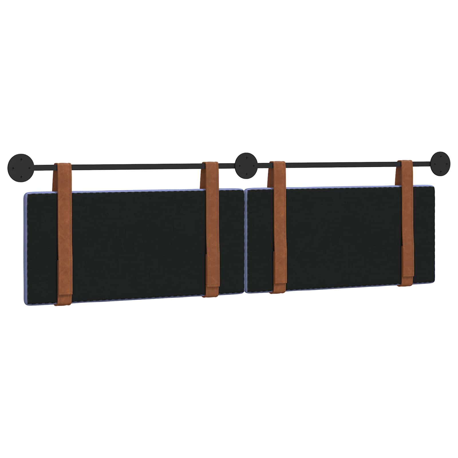 vidaXL Wisząca Głowa Niebieski dżins 190 x 55 x 5 cm Antyczny PU