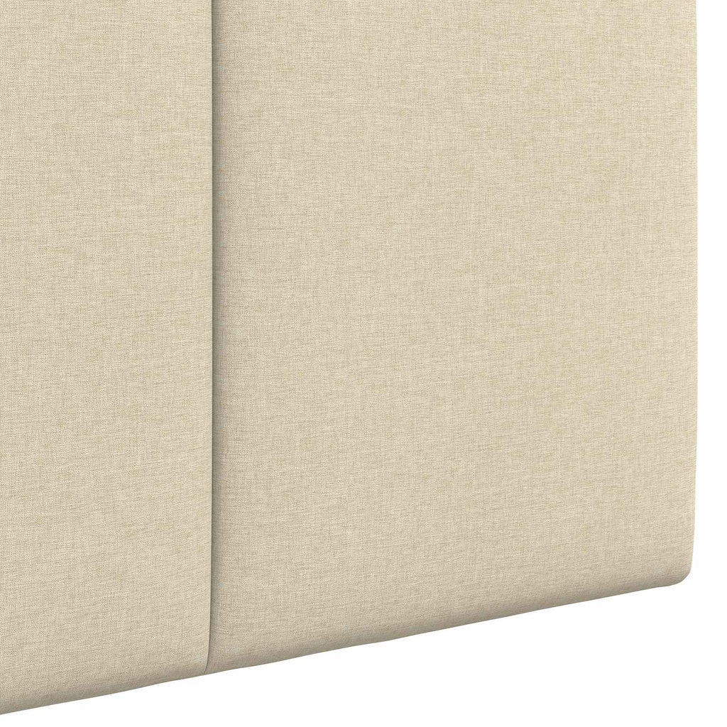 vidaXL Wezgłowie wiszące Kremowy tkanina